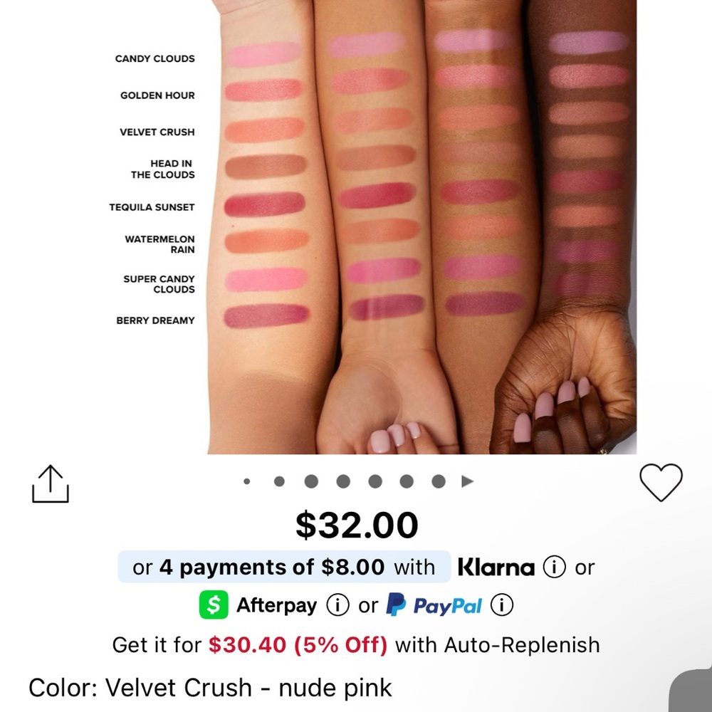 Too Faced Cloud Crush Blurring Blush - Velvet Crush - Picture 7 of 8